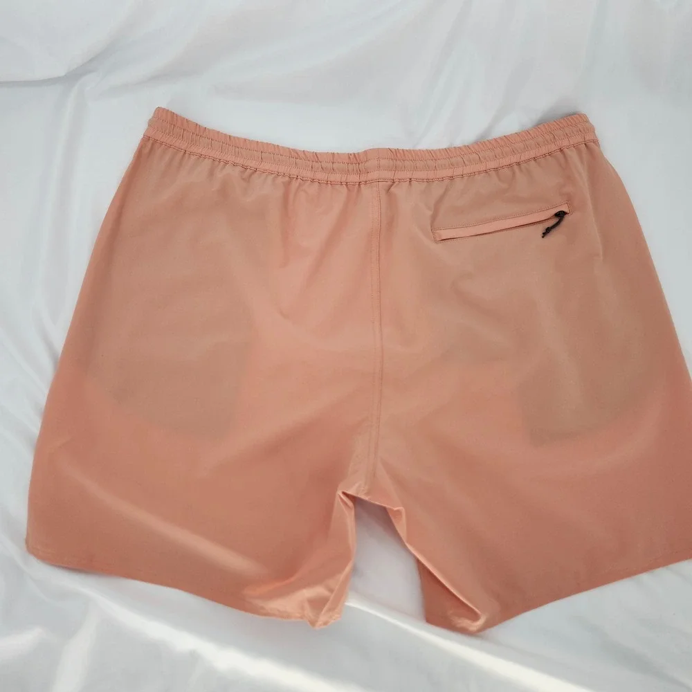 Free Fly Mens Andros Trunk XXL Orange Dusk Swim Shorts UPF 50 Performance NWT